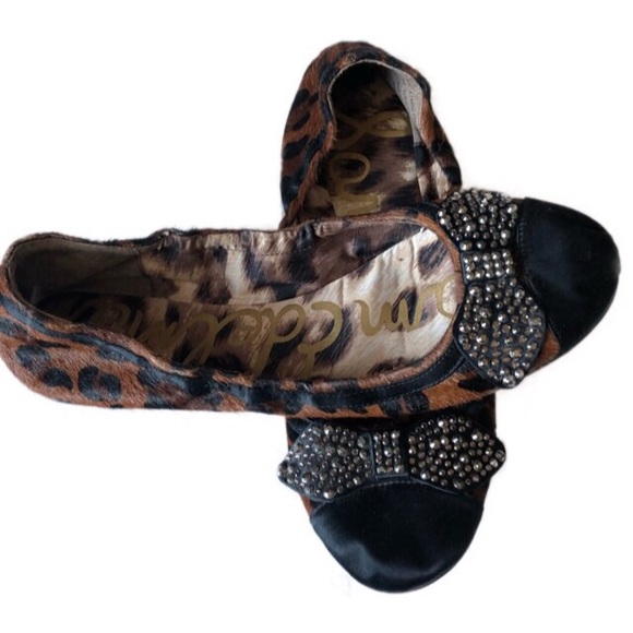 Sam Edelman Shoes - ❄️SAM EDELMAN Blythe leopard bow flats